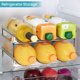 thumbnail image 5 of Botellero apilable de plástico transparente | Organizador de 3 niveles para botellas de vino y agua | Compartimentos desmontables para cocina, despensa, bar o refrigerador | Almacenamiento de, 5 of 6