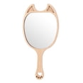 thumbnail image 2 of YAOMOBB Small Mirror Creative Makeup Mirror Compact Wooden Handle Design, 2 of 6