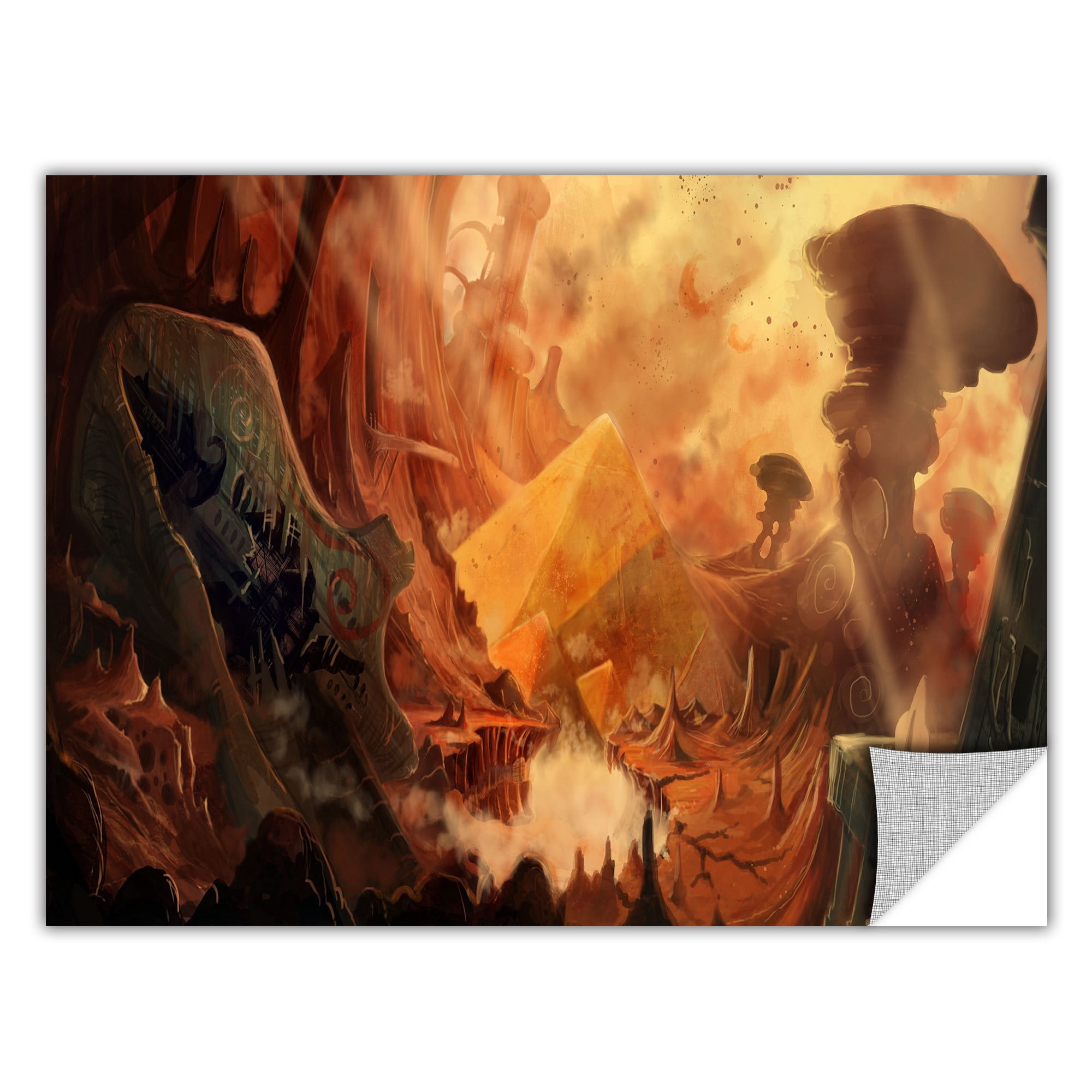 Luis Peres "Monuments Of Mars" Removable Wall Art Graphic
