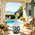thumbnail image 3 of HWRETIE Outdoor Garden Figurine Display Sports Style 23 Inch Gooses Outfit Terrace Statue Costume with Matching Hat, 3 of 6