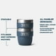 thumbnail image 2 of Taza YETI Rambler de acero inoxidable con aislamiento al vacío de 120 ml, paquete de 2, 2 of 8