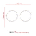 thumbnail image 4 of Xihbxyly Pendientes de Perlas Geométricas, Hebilla de Viento Frío Exagerada, Conjunto de Joyas con Temperamento, Material de Aleación, Regalo de Cumpleaños, Regalo de Aniversario de Bodas, Regalo par, 4 of 7