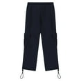 thumbnail image 5 of Nskgu Boys Baggy Sweatpants Straight Leg Open Bottom Casual Sweat Pants Teens Elastic Waist Athletic Joggers with Pockets, 5 of 6