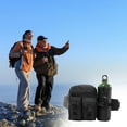 thumbnail image 1 of Cintura multifuncional | Bolsa impermeable para cinturón de cadera 4L | Bolsillo extraíble para botella de agua, nylon resistente, camuflaje negro verde caqui | Organizador de Viajes al Aire Libre, 1 of 8