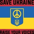 thumbnail image 3 of CafePress - Save Ukraine Raise Your Voices Dark T Shirt - Men's Classic Graphic Cotton T-Shirt, 3 of 4