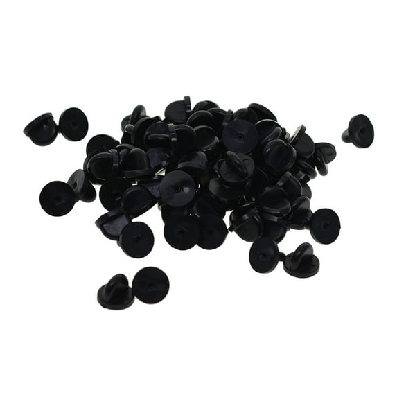 200Pcs Durable Silicone Pin Backs Butterfly Clutch Lapel Pins Backings Replacement Holder Clasp for Enamel Pins Service Bars