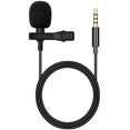 thumbnail image 1 of Micrófono de solapa, Micrófono de solapa para teléfono móvil y PC, Micrófono con clip con cable de extensión de 1,5 m, Perfecto para K Lied, Entrevista, Vlog, Podcast Xemadio LKX-0366, 1 of 4