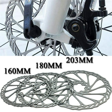 160mm 180mm 203mm Disc Brake Rotor Stainless Steel Bike Disc Brake Rotor 6 Bolts for Most Bicycle Road Bike Mountain Bike BMX