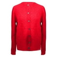 thumbnail image 4 of Womens Cardigan Knitted Button Up Lightweight Red Cardigan Warm Sweaters Women Fall Clothes Winter Office Outfits for Women, 4 of 4