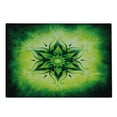 thumbnail image 2 of Lotus Cutting Board, Psychedelic Floral Mandala Digital Image, Decorative Tempered Glass Cutting and Serving Board, Large Size, Emerald Lime Green, by Ambesonne, 2 of 5
