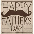 thumbnail image 2 of Happy Father's Day Dad Mustache Men's Crewneck Sweatshirt Brisco Brands M, 2 of 6