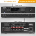 thumbnail image 2 of Amplificador Estéreo Bluetooth Pyle de 7.1 canales, 2 of 4