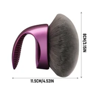 Westmore Beauty Blend & Blur Body Kabuki Brush & Self Tanner Brush, Oversize Body Blending Brush for Self Tanner, Makeup & Contour Blending - 80mm Dense Oval Kabuki Head Ensures Even (A-1PC)