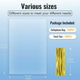 thumbnail image 2 of 100pcs 9X12 inch Cellophane Bags Cellophane Treat Bag Clear Gift Cake Pop Candy Bags Cello for Party Favors Goodie Favor Bakery Cookie with 5" Twist Ties, 2 of 9