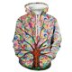 thumbnail image 2 of Sudadera con capucha divertida con estampado 3D de árbol psicodélico creativo de moda de otoño, ropa deportiva informal de calle para hombres y mujeres, 2 of 5