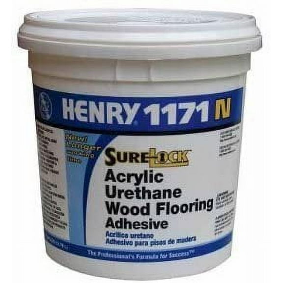 Henry 1171 N SureLock Acrylic Urethane Beige Wood Flooring Adhesive 1 gal.