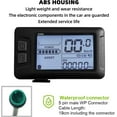 thumbnail image 2 of HUGFEGWE Electric Bicycle LCD Display Meter, Waterproof Bike Multi Information Display, Universal Bicycle Display Meter with 5 Pin Connector for Bicycle Modification CJB91-65389, 2 of 9