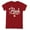 Cardinal, variant on JLA Old School Flash Women's T Shirt, Royal, Large