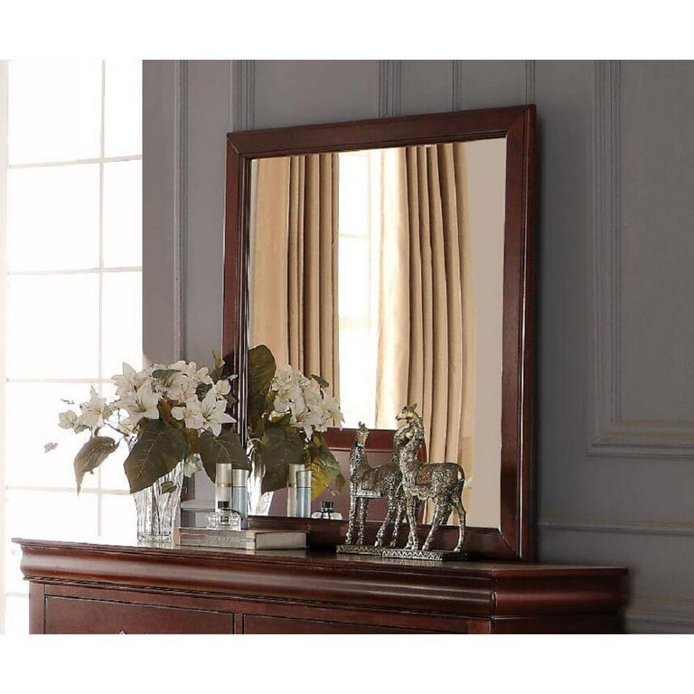 CLEARANCE! ACME Louis Philippe Mirror in Cherry 23754