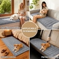 thumbnail image 4 of Couch Covers for Dogs Washable, Non Slip Plush Dog Sofa Protectors, Fuzzy Pet Couch Covers for 3 Cushion Sofa Pet Friendly, 4 of 8