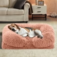 thumbnail image 6 of Nisrada Fluffy Plush Orthopedic foam Dog Bed & Cat Bed - Anti-Slip Pet Bed Crate Pad - Machine Washable Kennel Nest, Cozy Sleeping Mat for Medium Dogs, 6 of 7
