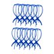 thumbnail image 4 of 10 Uds soporte para exhibición de sombreros modelo de soporte para cabeza estante de exhibición de estilo resistente portátil, estante de exhibición azul, 4 of 9
