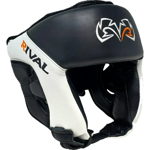 Rival Boxing RHGC2 Amateur Competition Headgear - Large - Black/White