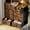 Brown with 9 Drawers, variant on Topcobe 2-Drawer Dresser with Metal Base and Solid Wood Top, Nightstands Set of 2, Stylish Wooden Chest of Drawers for Bedroom, Living Room, Dormitory, Contemporary Home Storage Solution