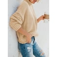 thumbnail image 3 of Sidefeel Women's Turtleneck Sweaters Long Sleeve Sweater Jumpers Relaxed Fit Chunky Pullovers S 4-6, 3 of 9