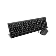 V7 CKW200US-E Black USB Wireless Keyboard and Mouse Combo - US