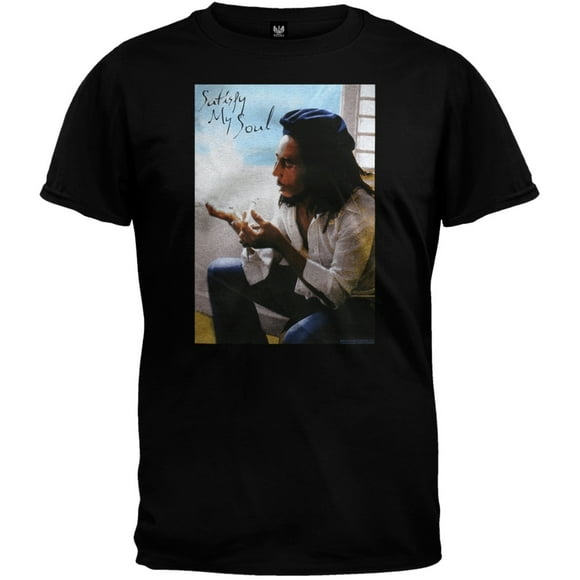 Bob Marley - Satisfy My Soul Black T-Shirt
