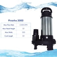 thumbnail image 3 of Half Off Ponds Piranha Submersible Pond Pump, 3000 GPH Direct Drive, 30 ft Cord, 3 of 7