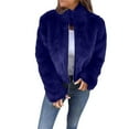 thumbnail image 2 of Pyhlmscde Women's Fashion Cropped Faux Jacket, Fall Coats, Women's Coats, Leather Jacket Women, 2 of 5