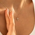 thumbnail image 2 of Cross Necklace for Women，14K Gold Plated Cross Necklace Layered Gold Cross Necklace Tiny Sideway Cross Choker Necklace Gold Cross Necklaces for Women Trendy Gold Jewelry Gifts for Women Trendy, 2 of 13