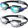 thumbnail image 1 of Swim Goggles, 2 Pack Swimming Goggles No Leaking Adult Men Women Youth, 1 of 5