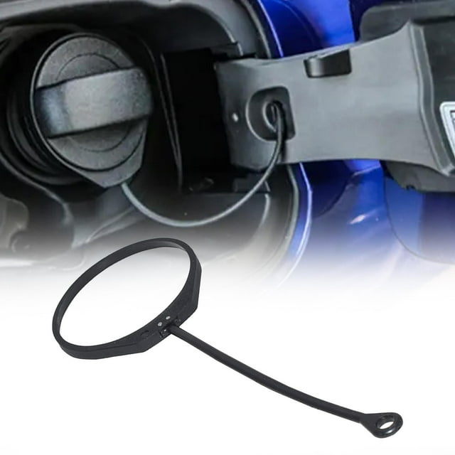 DYNWAVECA Gas Oil Tank Cap Cable Rope 180201556 Fuel Cap Line Spare Parts Professional Easy to Install,Sturdy Car Accessory Replacement Straight With a circle