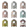 thumbnail image 2 of Sudaderas con capucha Tie Dye para Navidad, sudadera de gran tamaño, jersey en blanco de sublimación, ropa de Navidad de manga larga para imprimir Logotipo de foto, 2 of 5