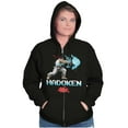 thumbnail image 4 of Street Fighter Hadoken Gamer Unisex Plus Size Zip Hoodie Brisco Brands 5X, 4 of 6