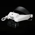 thumbnail image 1 of Helmet Magnifier, Jewelry Helmet Magnifier, 3 LED Lights Adjustable For Watchmakers Wacth Repair, 1 of 8