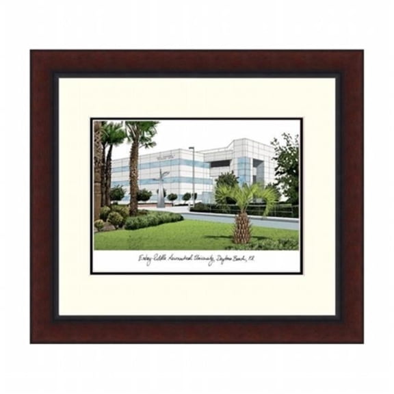 Campusimages FL995LR Embry-Riddle University Legacy Alumnus Framed Lithograph