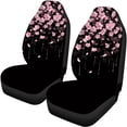thumbnail image 3 of Uourmeti Cherry Blossoms Car Seat Covers Full Set Automotive Vehicle Cushion, Comfortable Driving Compatible with Sedans Truck, 3 of 8