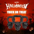 thumbnail image 5 of Yes4All 25lb Halloween Edition Skull Kettlebell, Black, Single, 5 of 8