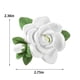 thumbnail image 3 of Clip ambientador para coche | Difusor de coche con aroma a gardenia | Diseño de flores Decoración de perfumes | Olor fresco y duradero | 10ml Aromaterapia | Fácil de instalar | Blanco | 1 Paquete, 3 of 8