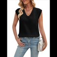 thumbnail image 4 of Chaleco de Lana Sin Mangas con Cuello en V para Mujer, Color Negro, Talla L, 4 of 10