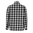 thumbnail image 4 of iHPH7 Womens Shacket Women's Outerwear Plaid Jacket for Woman Casual Outerwear Plaid Shacket Women's Fashion Womens Jacket Black L, 4 of 6