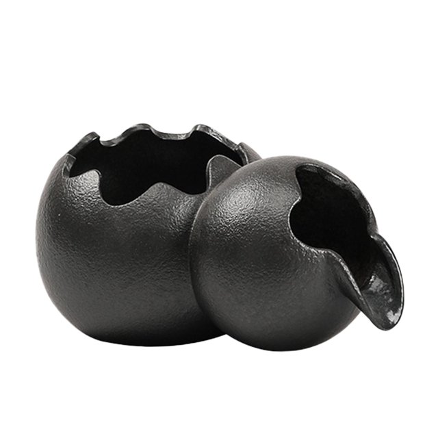 Fuente de cerámica para jardín con circulación de agua, 17 x 12,5 x 8,6 cm, accesorio multifuncional, tanque de agua abierto, adorno de agua corriente Estilo B
