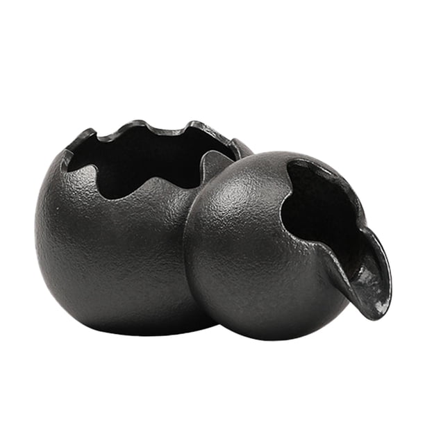 Fuente de cerámica para jardín con circulación de agua, 17 x 12,5 x 8,6 cm, accesorio multifuncional, tanque de agua abierto, adorno de agua corriente Estilo B