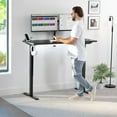 thumbnail image 2 of VIVO Black 60 x 24 inch Universal Table Top for Sit to Stand Desk Frames, 2 of 8