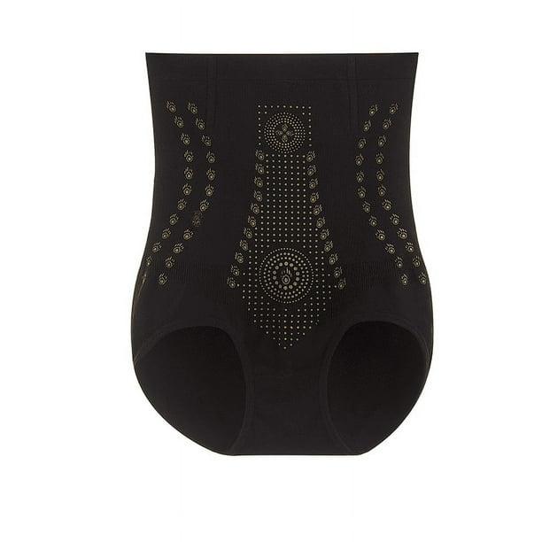 Ropa interior de cintura alta que contrae el vientre, pantalones moldeadores de cuerpo para posparto, levantamiento de cadera para mujer, entrepierna de algodón puro, patrón estampado que