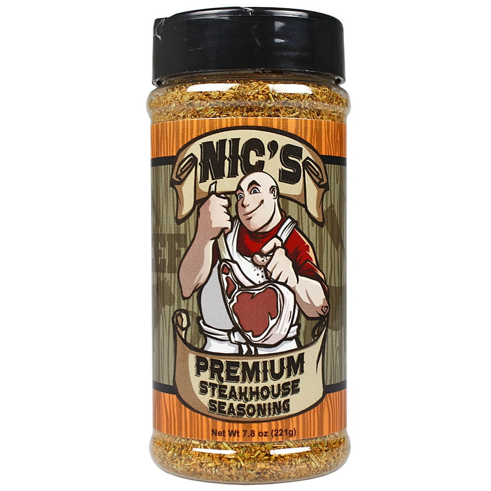 Nic's Premium Steakhouse Seasoning Steak and Prime Rib Rub Beef Savory